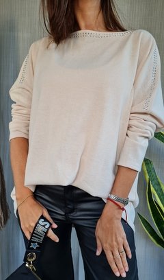 Remeron/ Sweater de lanilla con tachitas - tienda online