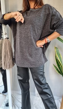 Remeron/ Sweater de lanilla con tachitas - tienda online