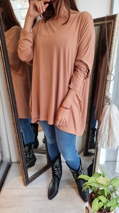 Remeron de modal viscosa oversize manga larga 5VON2 - comprar online