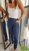 Babucha de bengalina simil jean elastizada por talles