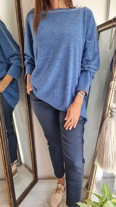 Remeron/ Sweater de lanilla con tachitas