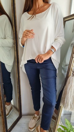 Remeron de modal viscosa oversize manga larga 5VON2