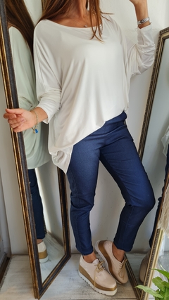 Remeron de modal viscosa oversize manga larga 5VON2