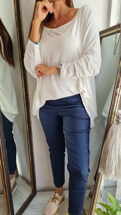 Remeron de modal viscosa oversize manga larga 5VON2