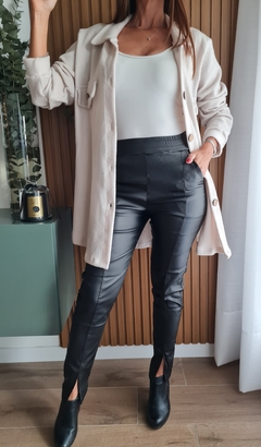 Camisaco de lanilla con botones - tienda online