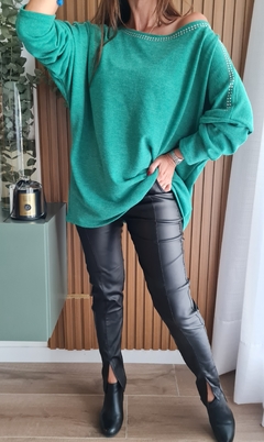 Remeron/ Sweater de lanilla con tachitas - She Indumentaria