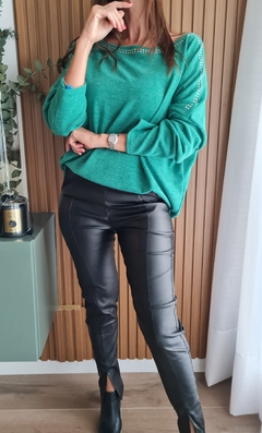 Remeron/ Sweater de lanilla con tachitas - tienda online