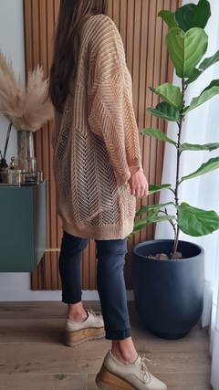 Kimono calado de lana sintética - tienda online