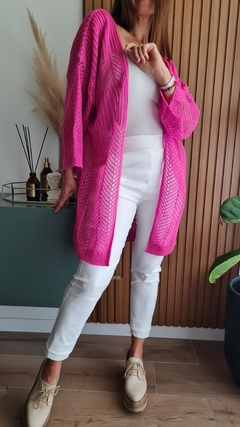 Kimono calado de lana sintética en internet