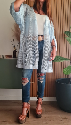 Imagen de Kimono calado de lana sintética
