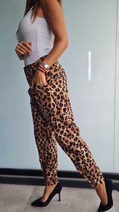 Imagen de Pantalon de bengalina elastizado tipo slouchy