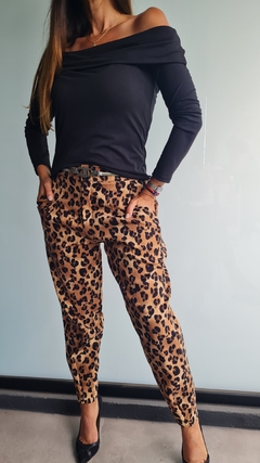 Pantalon de bengalina elastizado tipo slouchy en internet