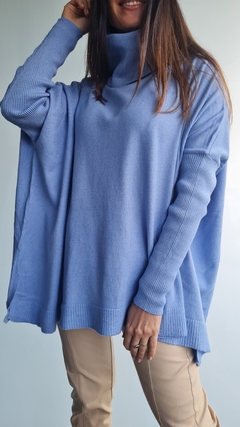 Maxi poleron de bremer con tajos laterales mangas morley - comprar online