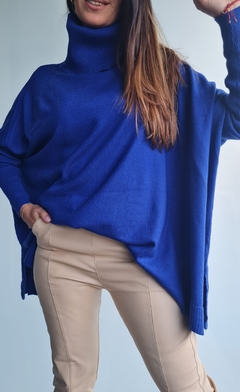 Maxi poleron de bremer con tajos laterales mangas morley - tienda online