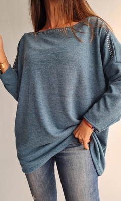 Remeron/ Sweater de lanilla con tachitas - She Indumentaria