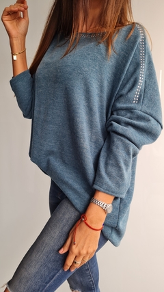 Remeron/ Sweater de lanilla con tachitas
