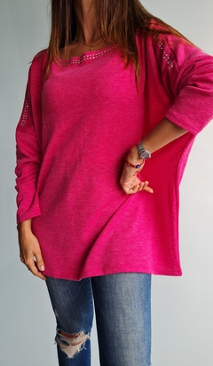 Remeron/ Sweater de lanilla con tachitas