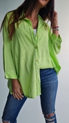 Camisa de lino mangas 3/4
