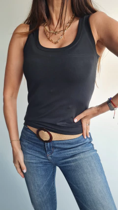 Musculosa de algodón y lycra por talles - comprar online