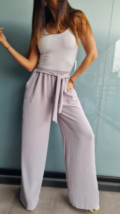 Imagen de Palazzo de cey con lazo y bolsillos por talle