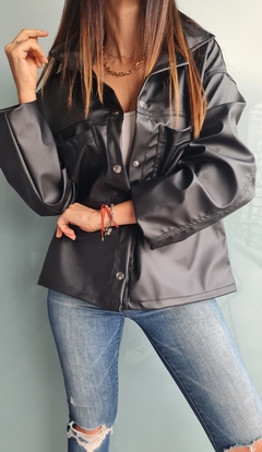 Imagen de Chaqueta eco cuero elastizada x talle