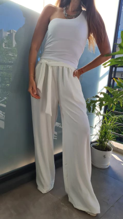 Imagen de Palazzo de cey con lazo y bolsillos por talle