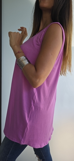 Musculosa modal viscosa oversize - tienda online