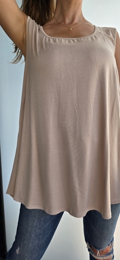 Musculosa modal viscosa oversize - tienda online
