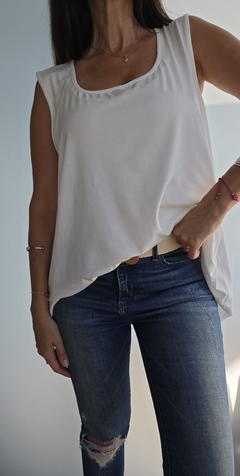 Musculosa modal viscosa oversize - comprar online