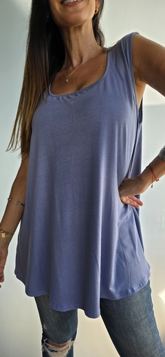 Musculosa modal viscosa oversize en internet
