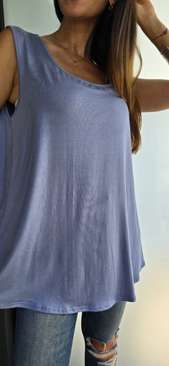 Musculosa modal viscosa oversize - tienda online