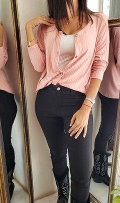 Imagen de Pantalon de bengalina bolsillos falsos adelante y reales atras