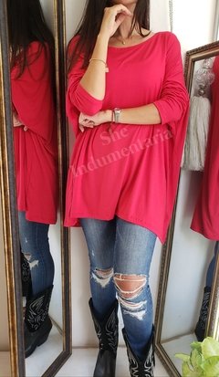 Imagen de Remeron de modal viscosa oversize manga larga 5VON2