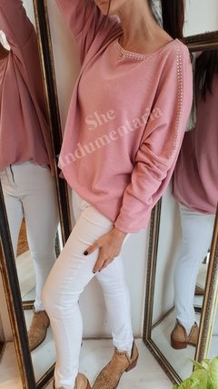 Remeron/ Sweater de lanilla con tachitas - She Indumentaria