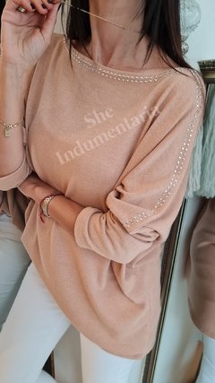 Remeron/ Sweater de lanilla con tachitas - She Indumentaria
