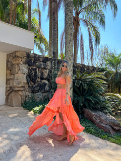 CROPPED CANNES CORAL - comprar online