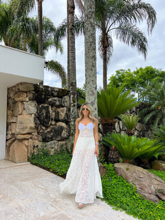 Vestido Transparência Tulum Off - comprar online