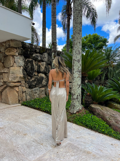 VESTIDO RECORTES ARCANJO PRATA - loja online