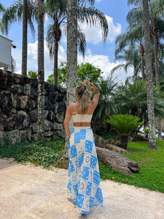 Cropped laise Palm Beach Azul na internet