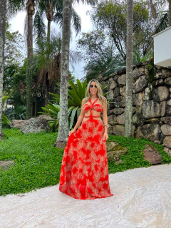 Vestido Bordado Breeze Vermelho - online store