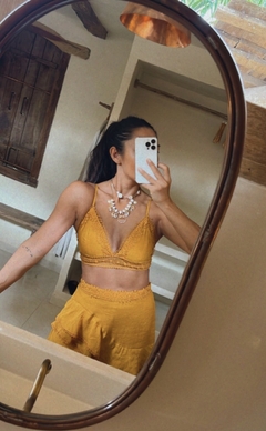 SHORT SAIA CARAIVA AMARELO