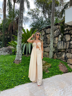 Calça Pantalona Aspen Areia - loja online