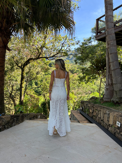 Vestido Transparência Tulum Off na internet