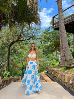 Imagem do Cropped laise Palm Beach Azul