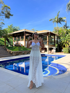 Vestido Transparência Tulum Off - loja online