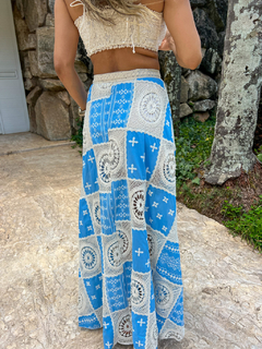 Cropped laise Palm Beach Azul