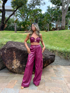 Calça Courinho Toronto Vinho - tienda online