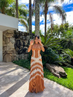 Imagen de VESTIDO New NORONHA Chocolate - Pré venda