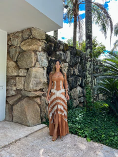 Imagen de VESTIDO New NORONHA Chocolate - Pré venda