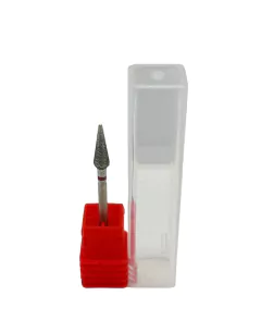 Fresa Flama Diamantada Roja Manicura Rusa Limas